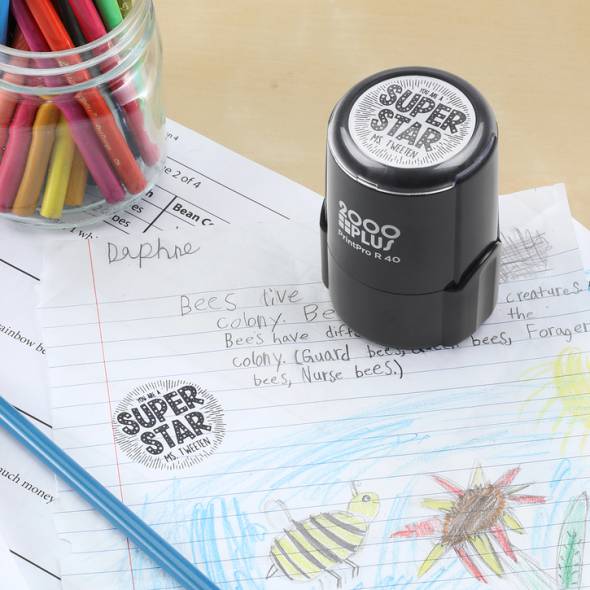Super Star Grading Teacher Stamp
